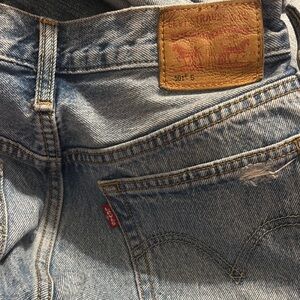 Levi's 501 Skinny Blue Denim Jeans